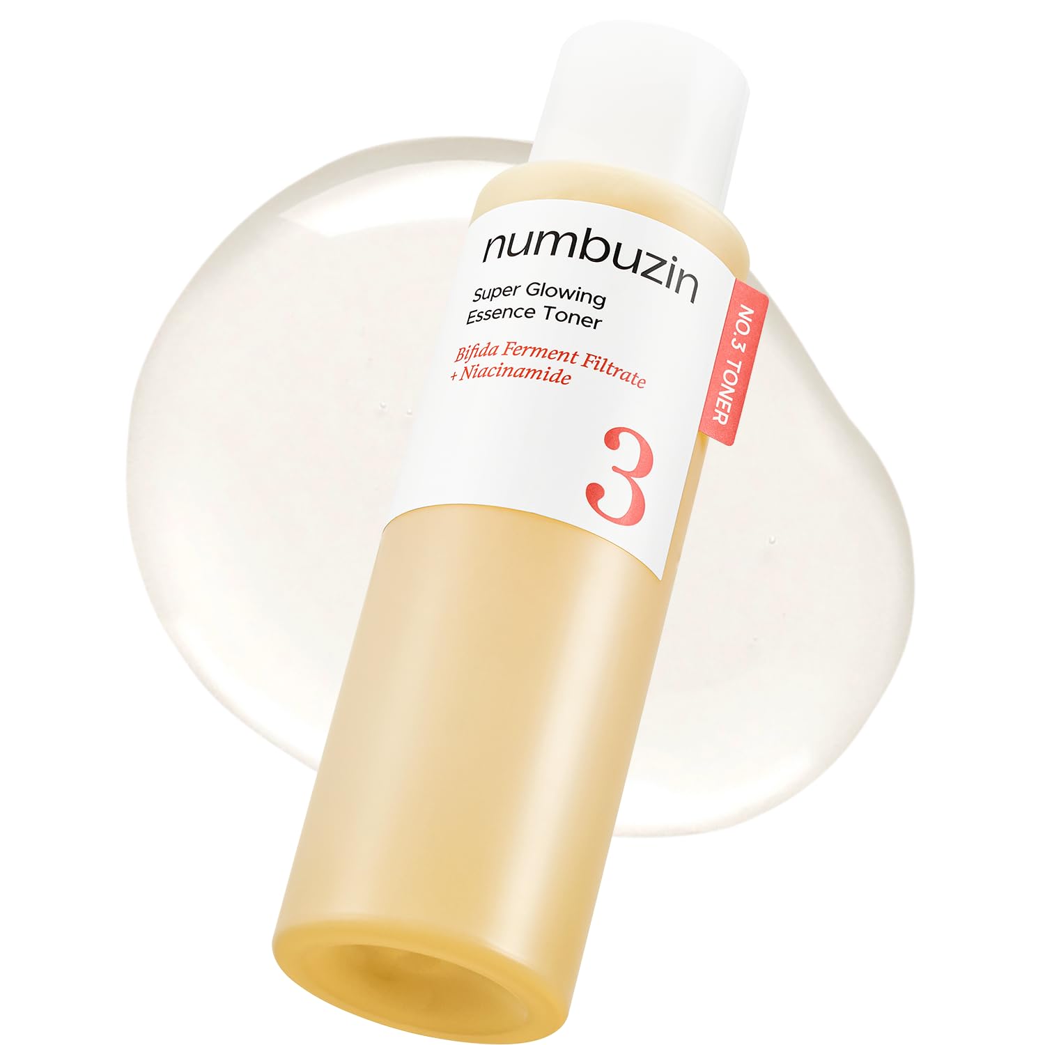 Numbuzin No.3 Super Glowing Essence Toner — glow-boosting essence toner