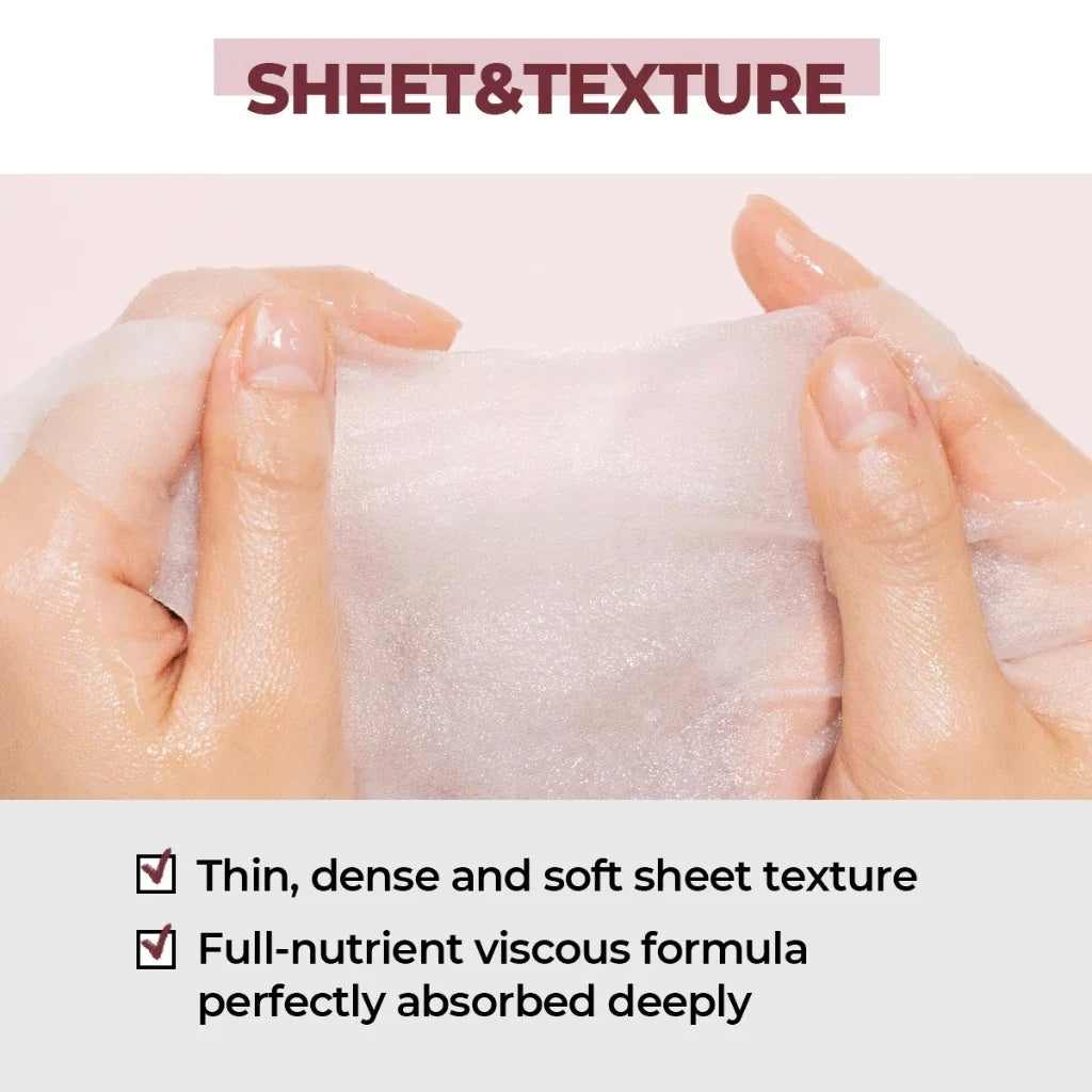 Numbuzin No.3 Tingle Pore Softening Sheet — sweeps away dead skin for a smoother surface