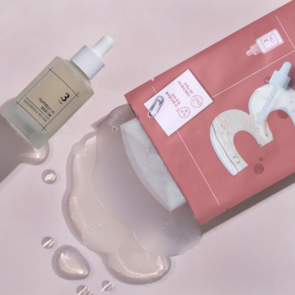 Numbuzin No.3 Tingle Pore Softening Sheet — how to use: wipe over clean skin, then rinse if needed