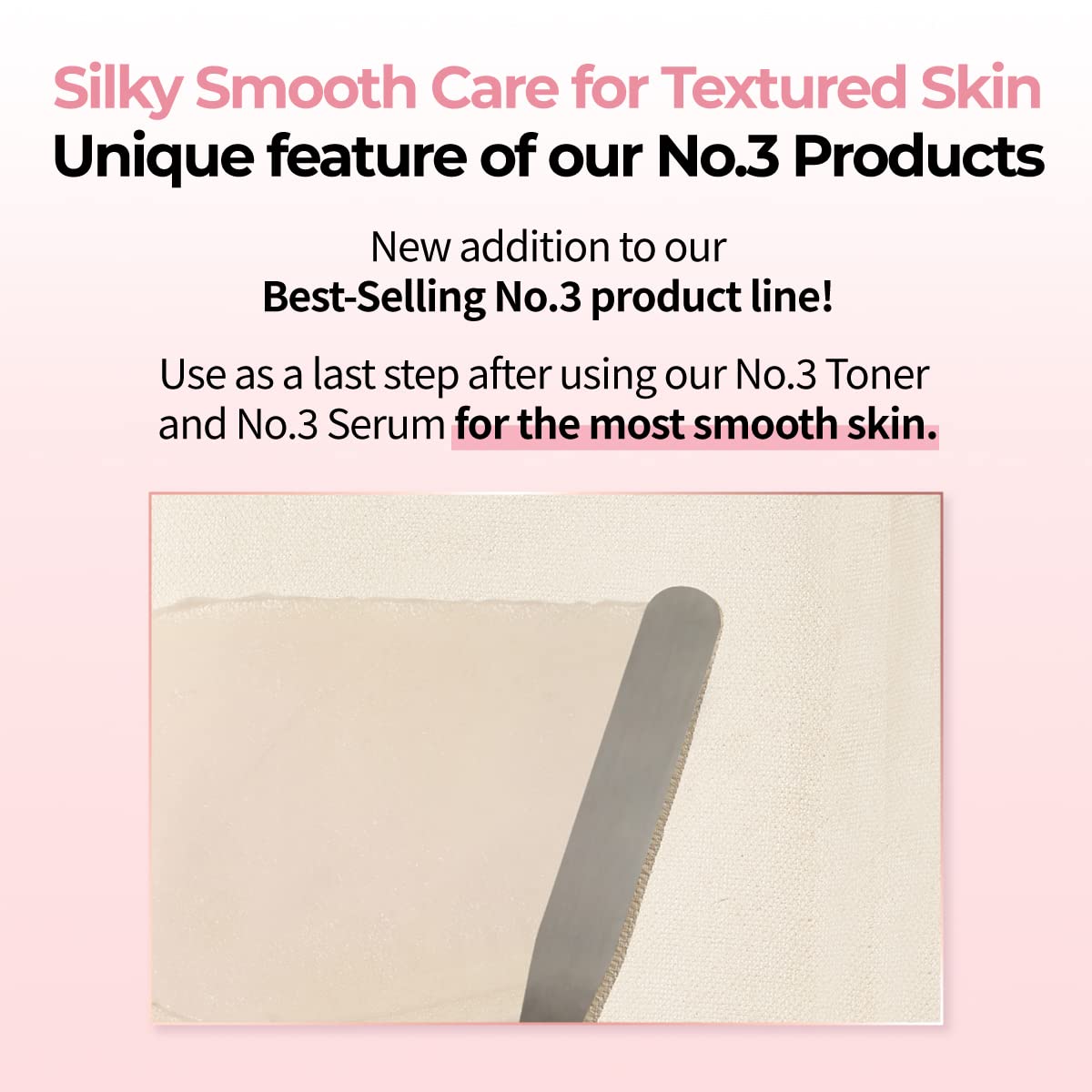 Numbuzin No.3 Velvet Beauty Cream — how to use: apply as the last step of skincare