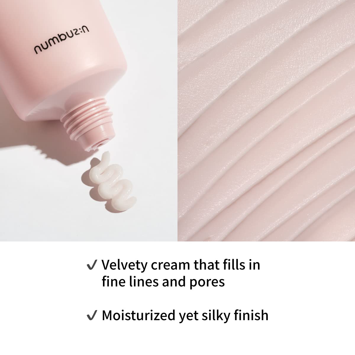 Numbuzin No.3 Velvet Beauty Cream — delivers lasting moisture for supple skin