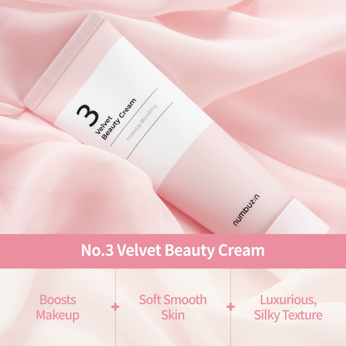 Numbuzin No.3 Velvet Beauty Cream — smooths and blurs the look of texture