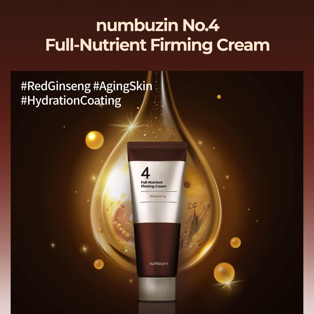 Numbuzin No.4 Full Nutrient Firming Cream — targets fine lines for smoother skin