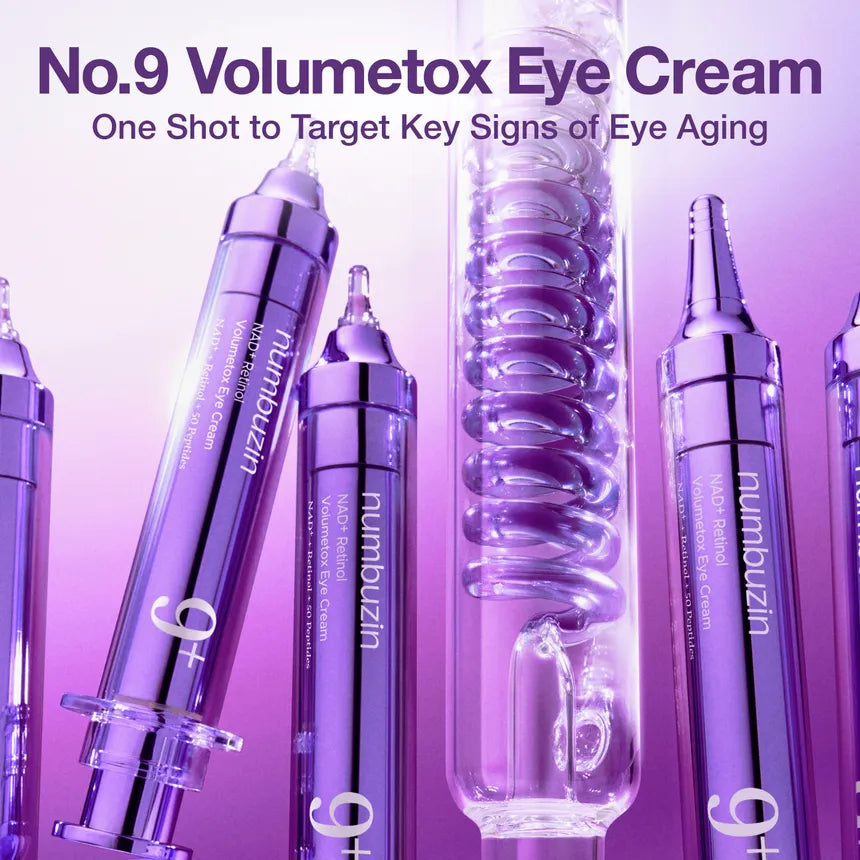 Numbuzin No.9 3 Days Eye Care Kit — firms and revitalizes the under-eye area
