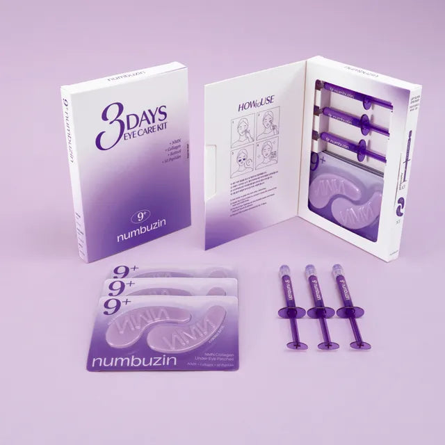 Numbuzin No.9 3 Days Eye Care Kit — 3-day intensive eye care trial kit