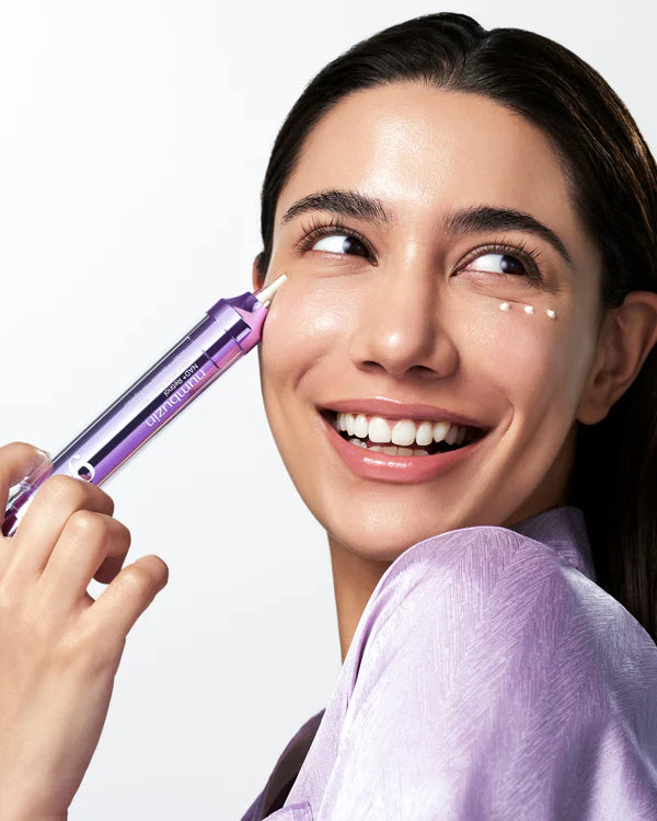 Numbuzin No.9 NAD Retinol Volumetox Eye Cream — how to use: gently pat around the eye area morning and night