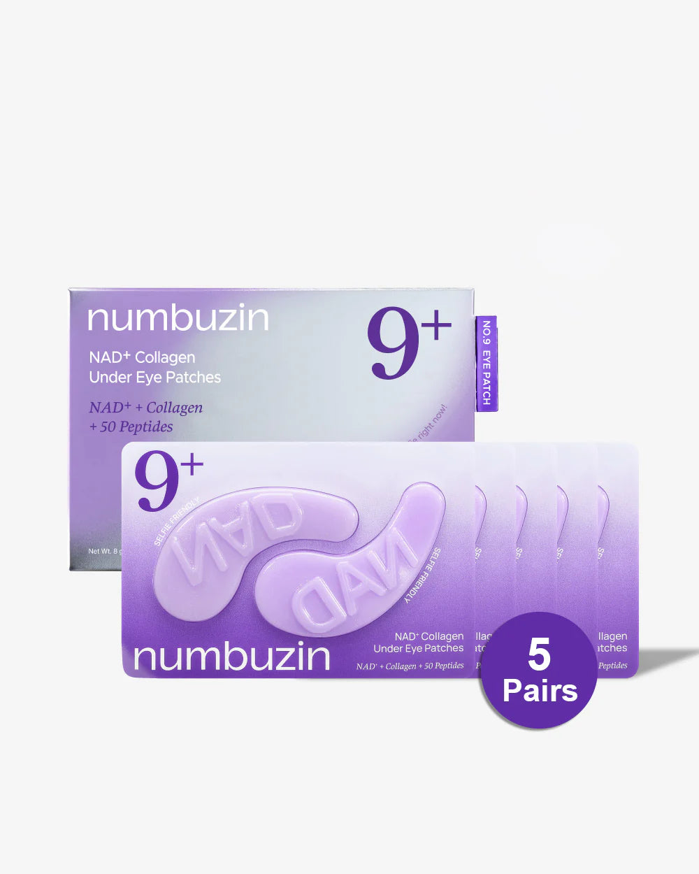 Numbuzin No.9 NMN+ Collagen Under Eye Patches — NMN and collagen under-eye patches