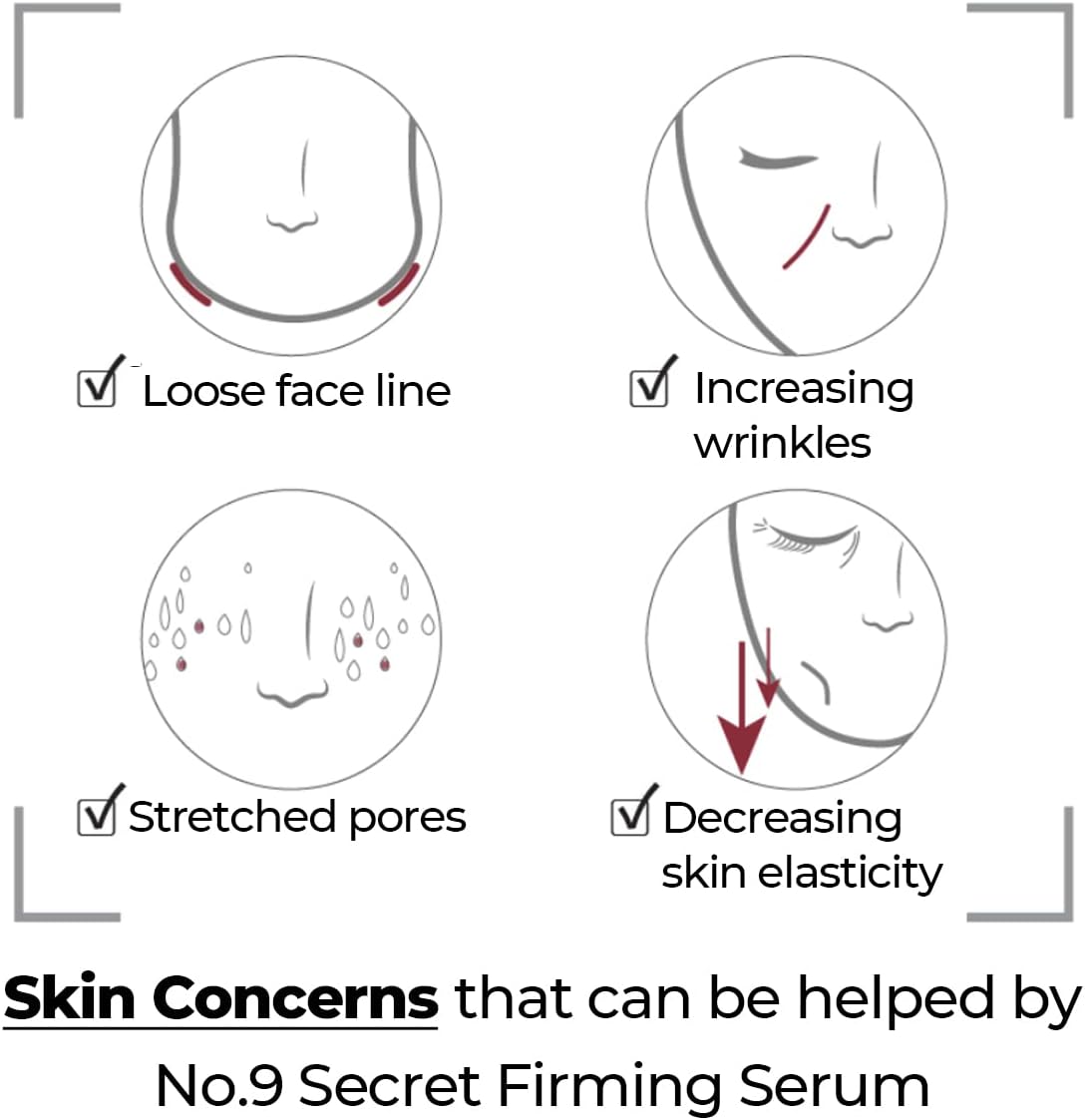 Numbuzin No.9 Secret Firming Serum — helps firm and improve skin elasticity