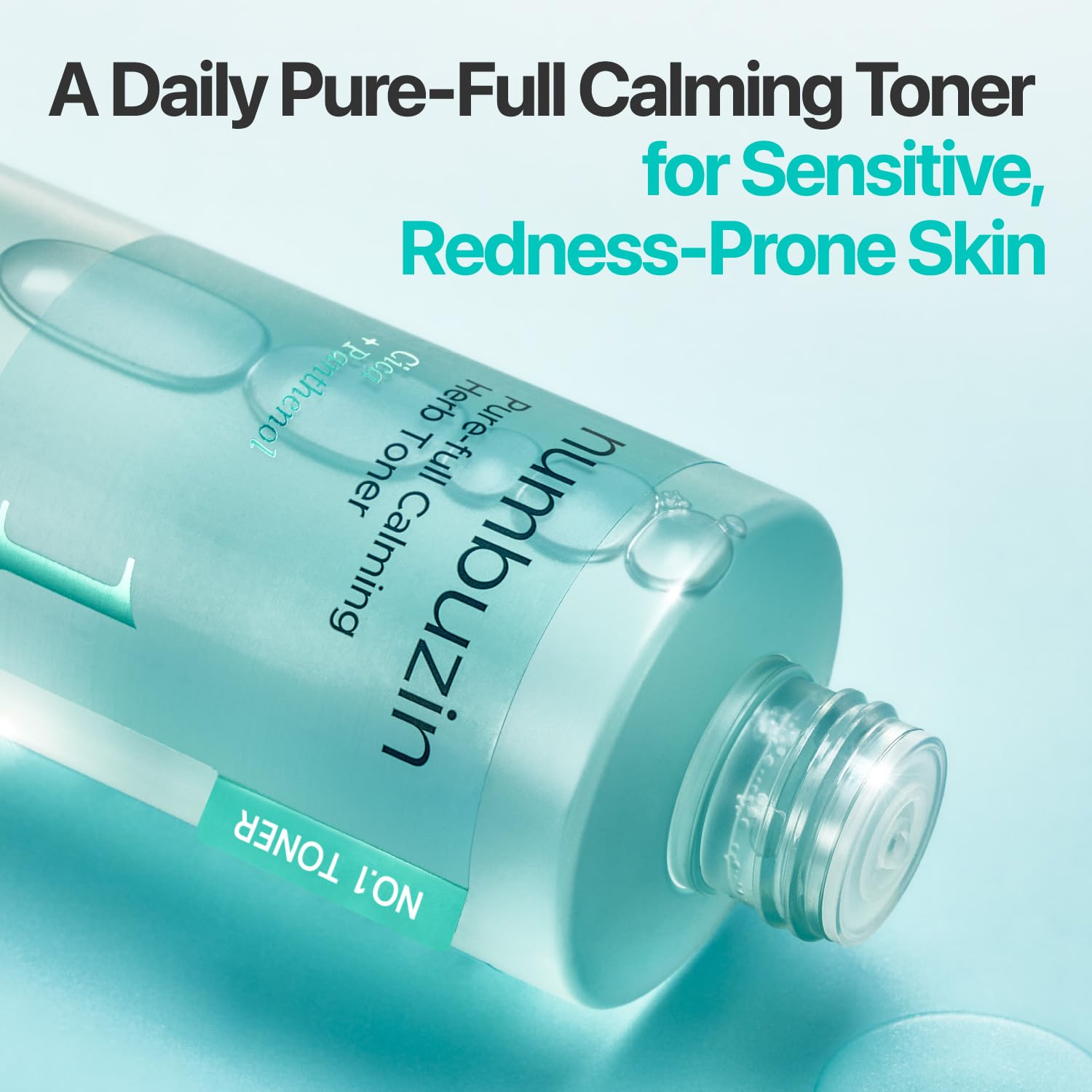 Numbuzin Pure-Full Calming Herb Toner — gentle enough for daily morning and night use