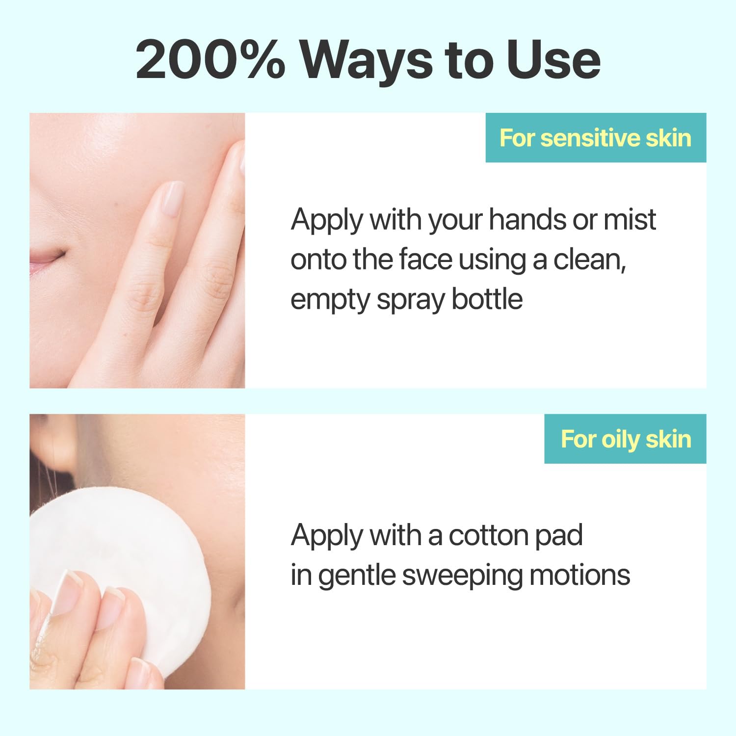 Numbuzin Pure-Full Calming Herb Toner — refreshing watery texture absorbs instantly