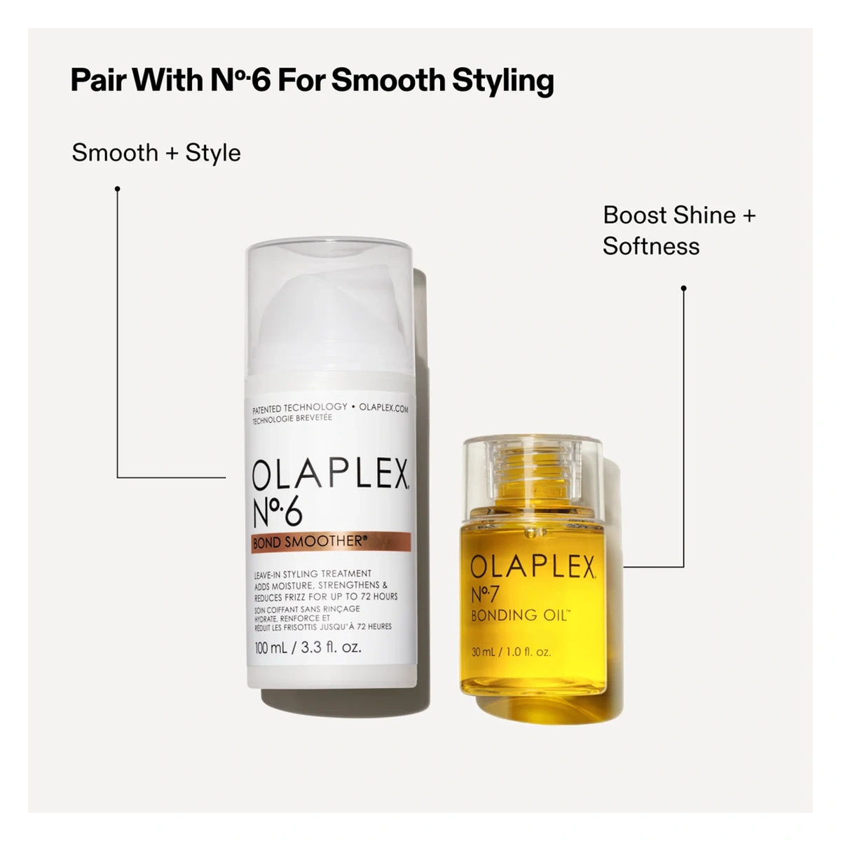 Tames frizz and flyaways without greasiness