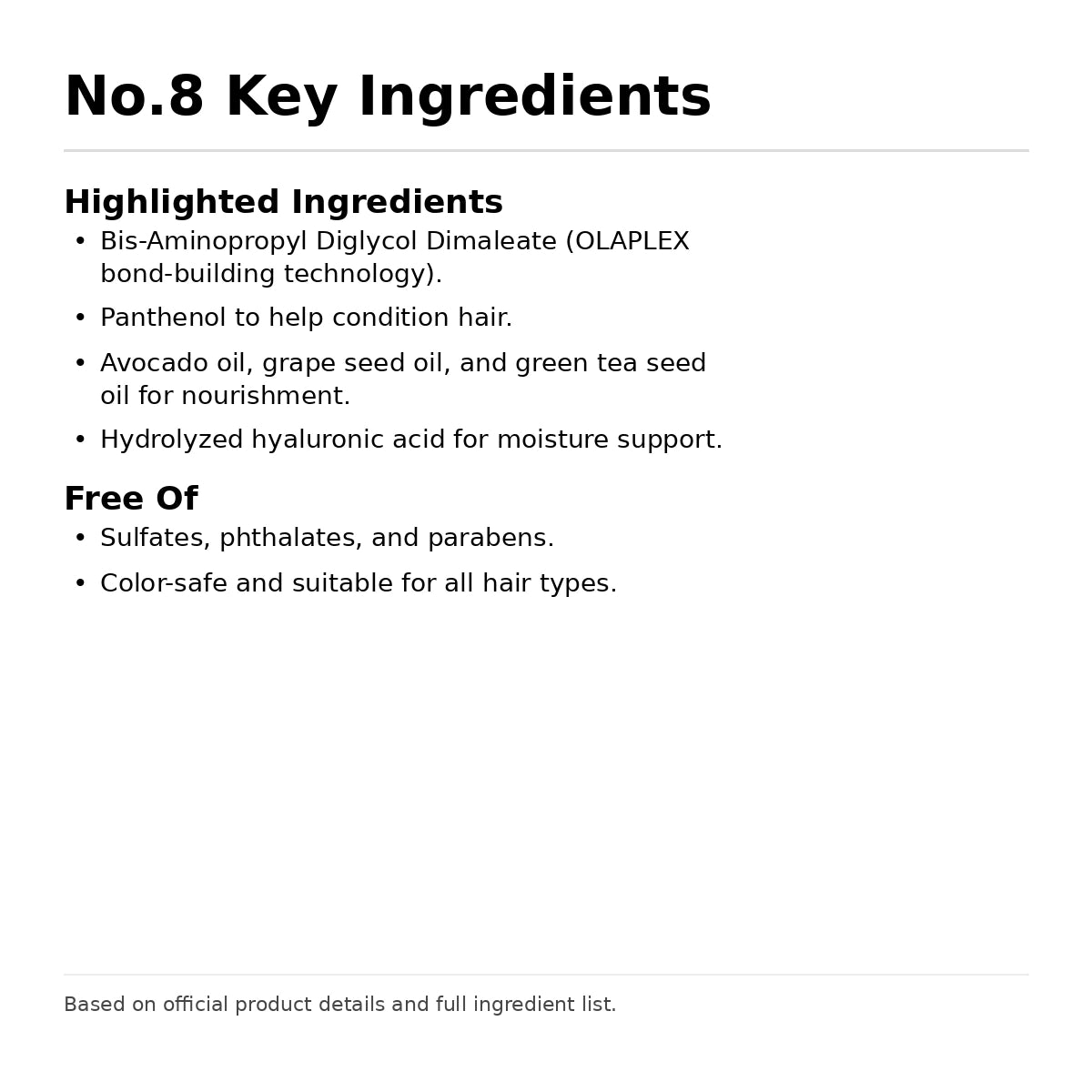 Boosts shine, body and smoothness in one use