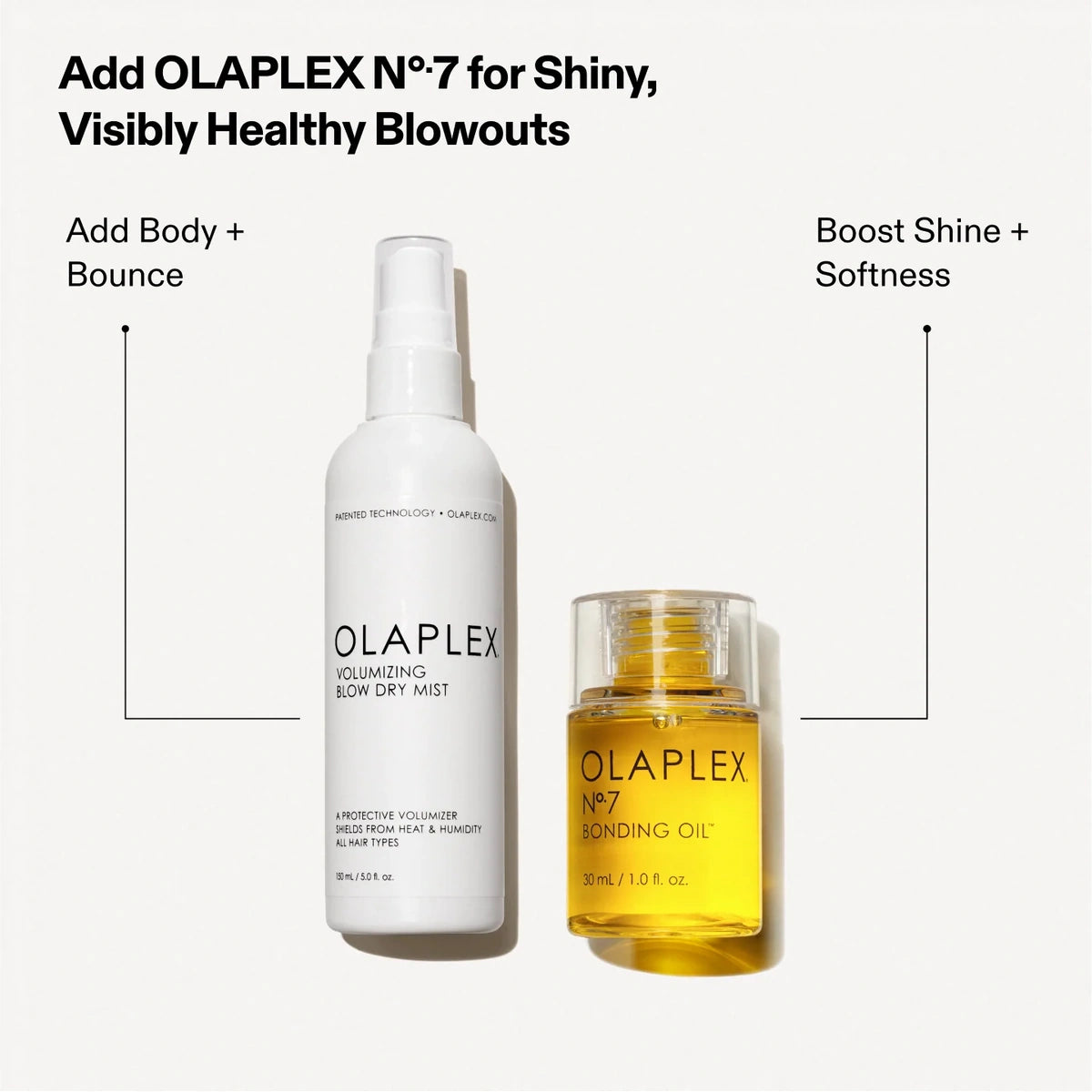 Spray onto damp hair, then blow dry