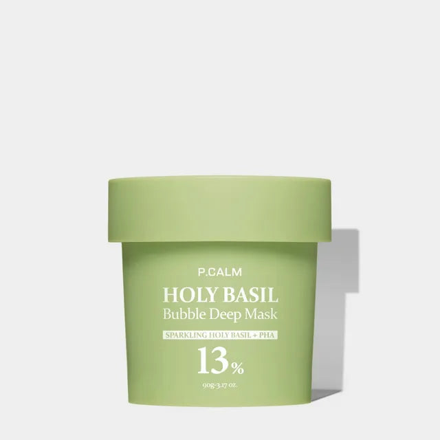 P.CALM Holy Basil Bubble Deep Mask — holy basil bubble deep-cleansing mask