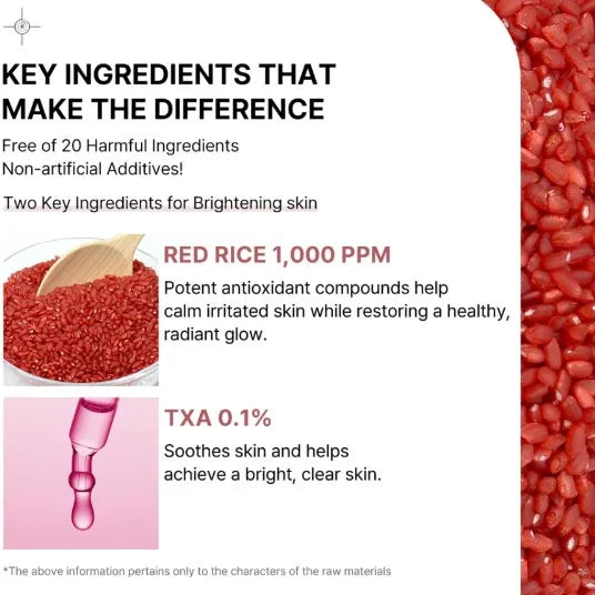 P.CALM Red Rice Bubble Deep Mask — deeply unclogs congested pores