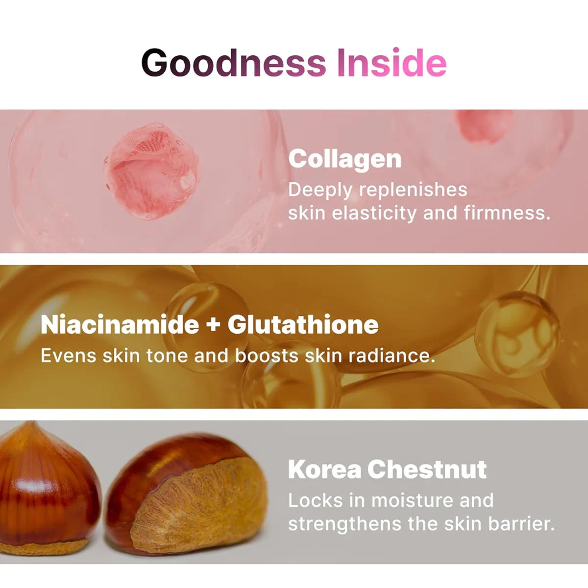 PO:DL Bam Collagen Unbeli-Bubble Ampoule — bubble serum texture for deep hydration and a dewy glow