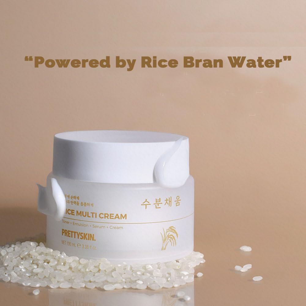 Made with rice extract rich in skin nutrients