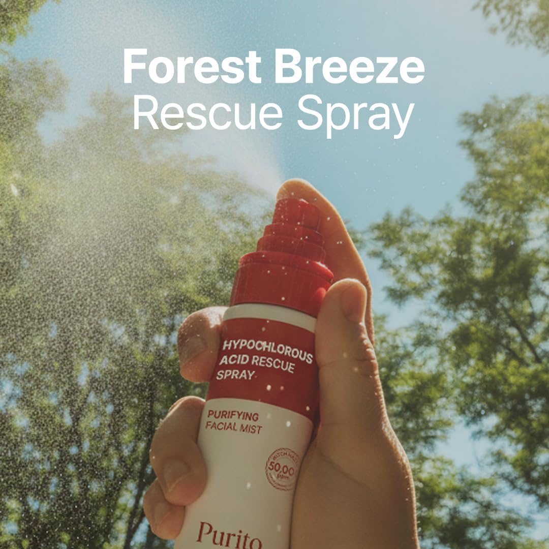 Purito Seoul Hypochlorous Acid Rescue Spray — hypochlorous acid soothes irritated, stressed skin