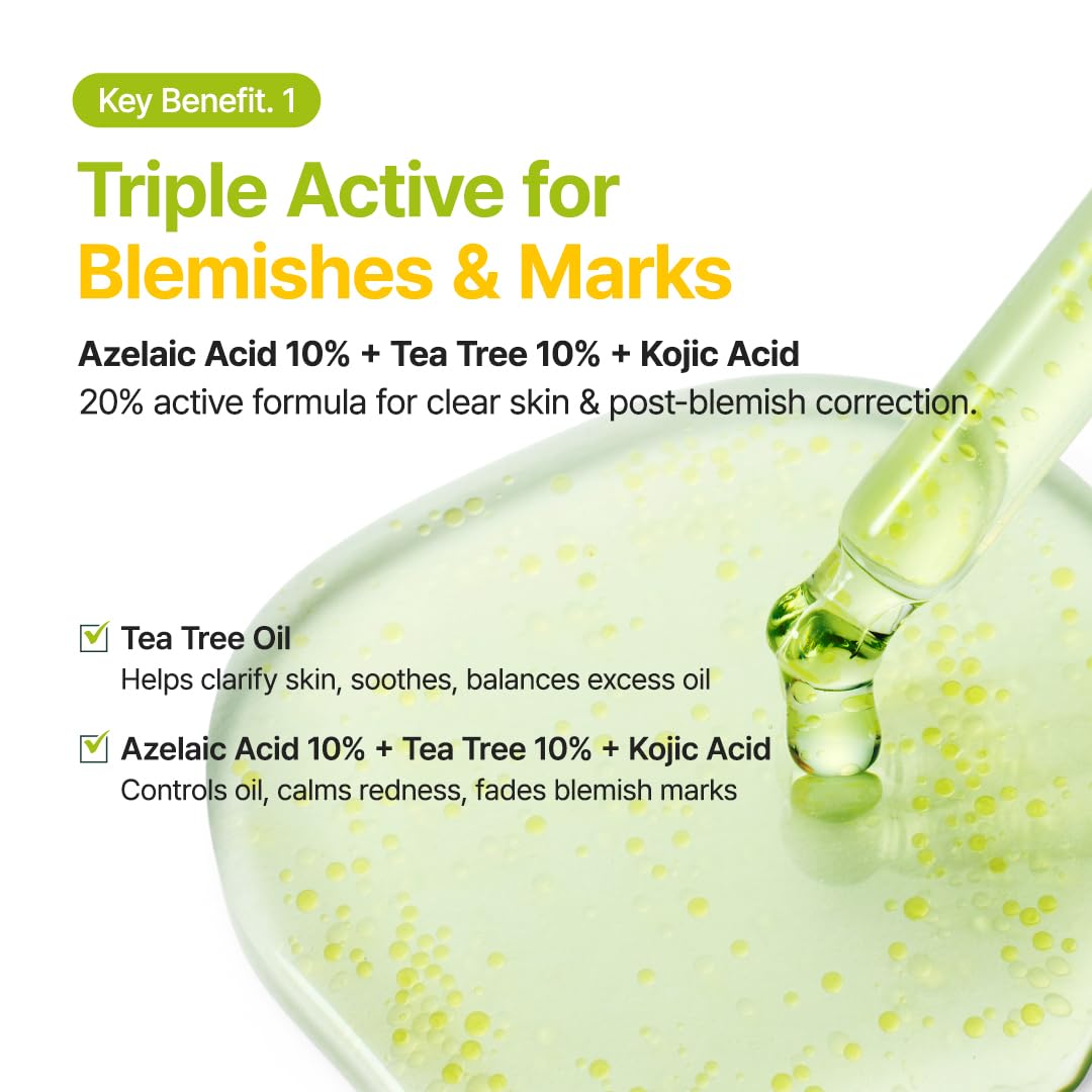 Purito Seoul Azelaic Acid 10 Kojic Azulene Serum — helps fade the look of dark spots