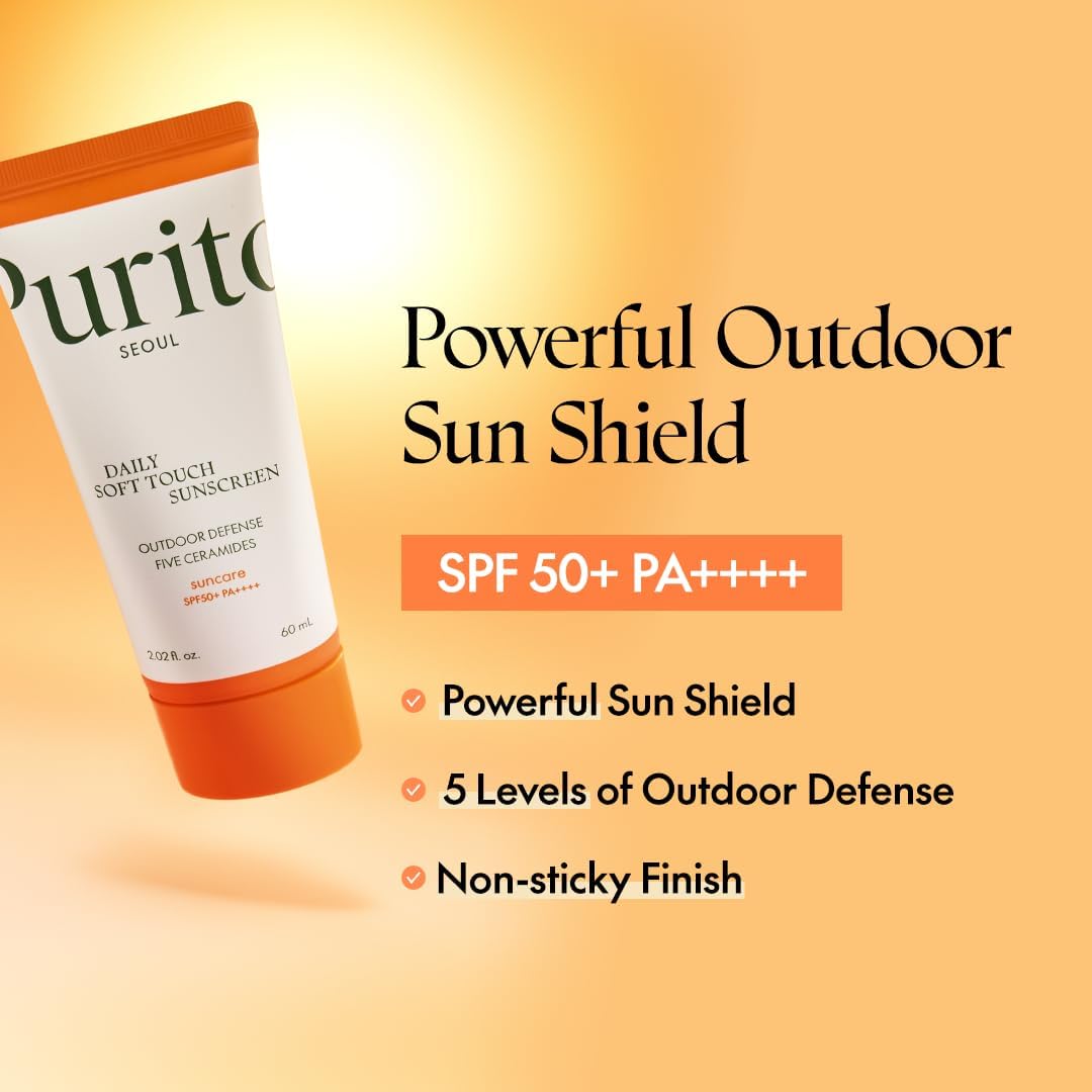 Purito Seoul Daily Soft Touch Sunscreen — SPF shields skin from UV rays