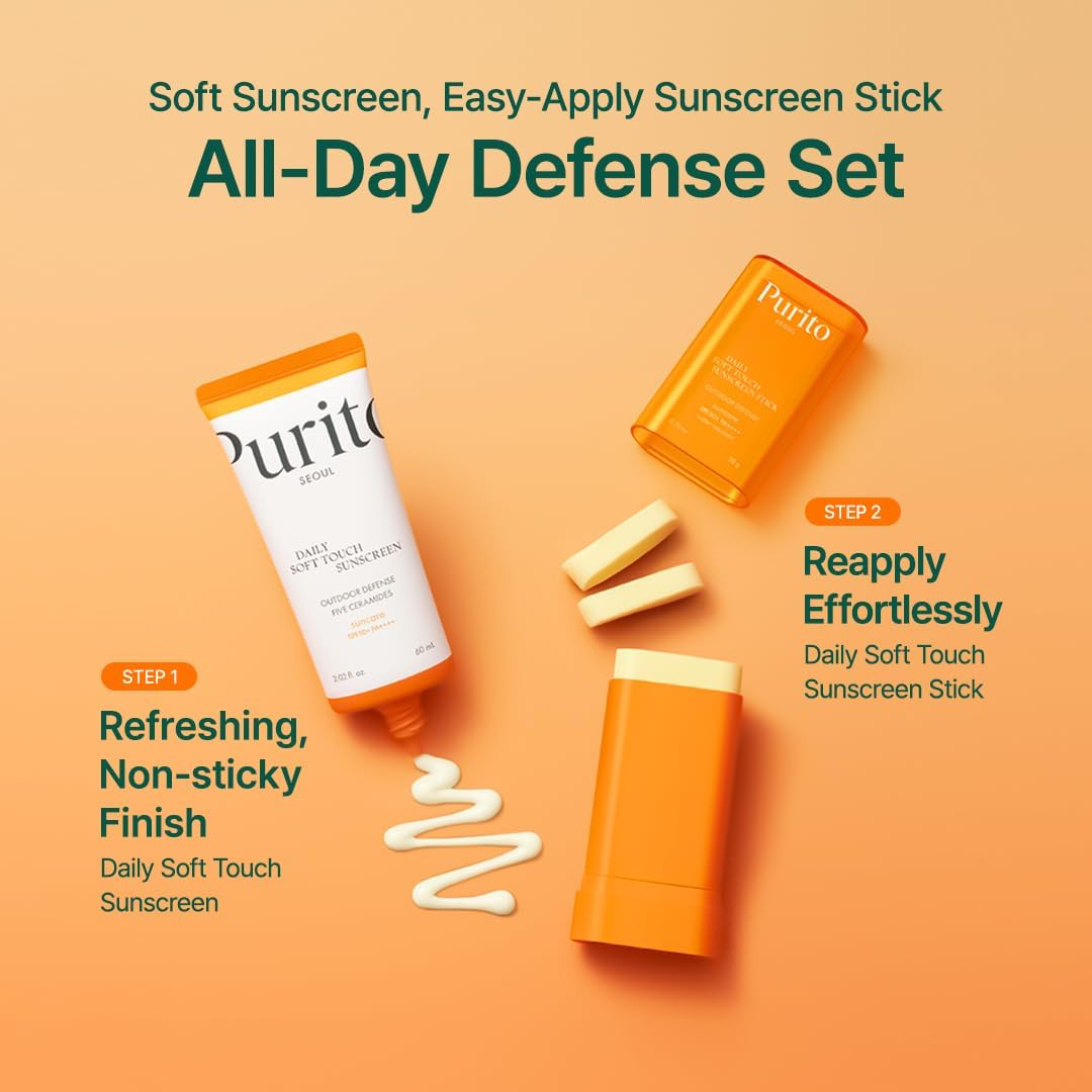 Purito Seoul Daily Soft Touch Sunstick — how to use: glide over skin as the last step of morning skincare