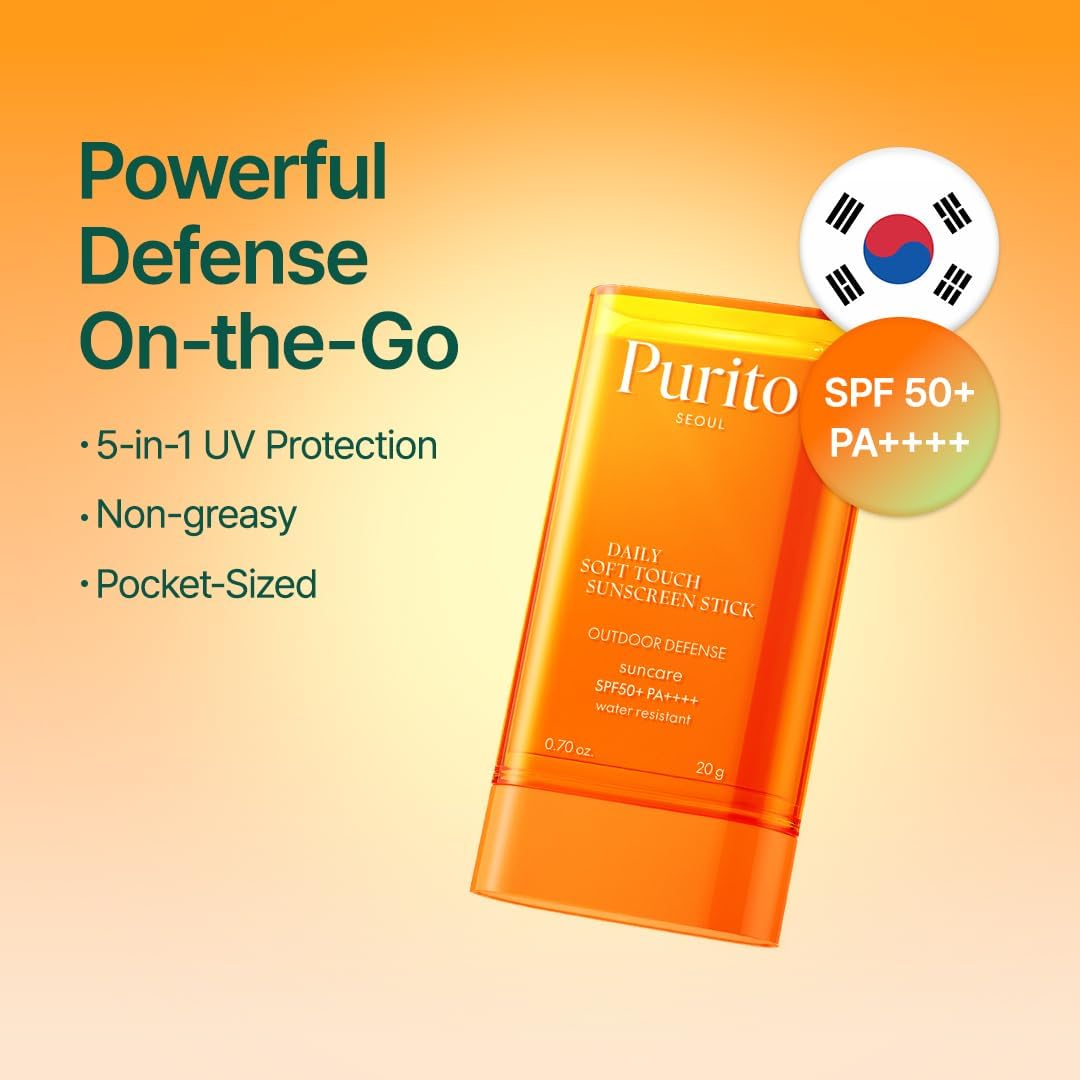 Purito Seoul Daily Soft Touch Sunstick — SPF shields skin from UV rays