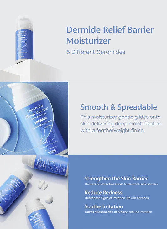 Purito Seoul Dermide Relief Barrier Moisturizer — helps repair and strengthen the skin barrier