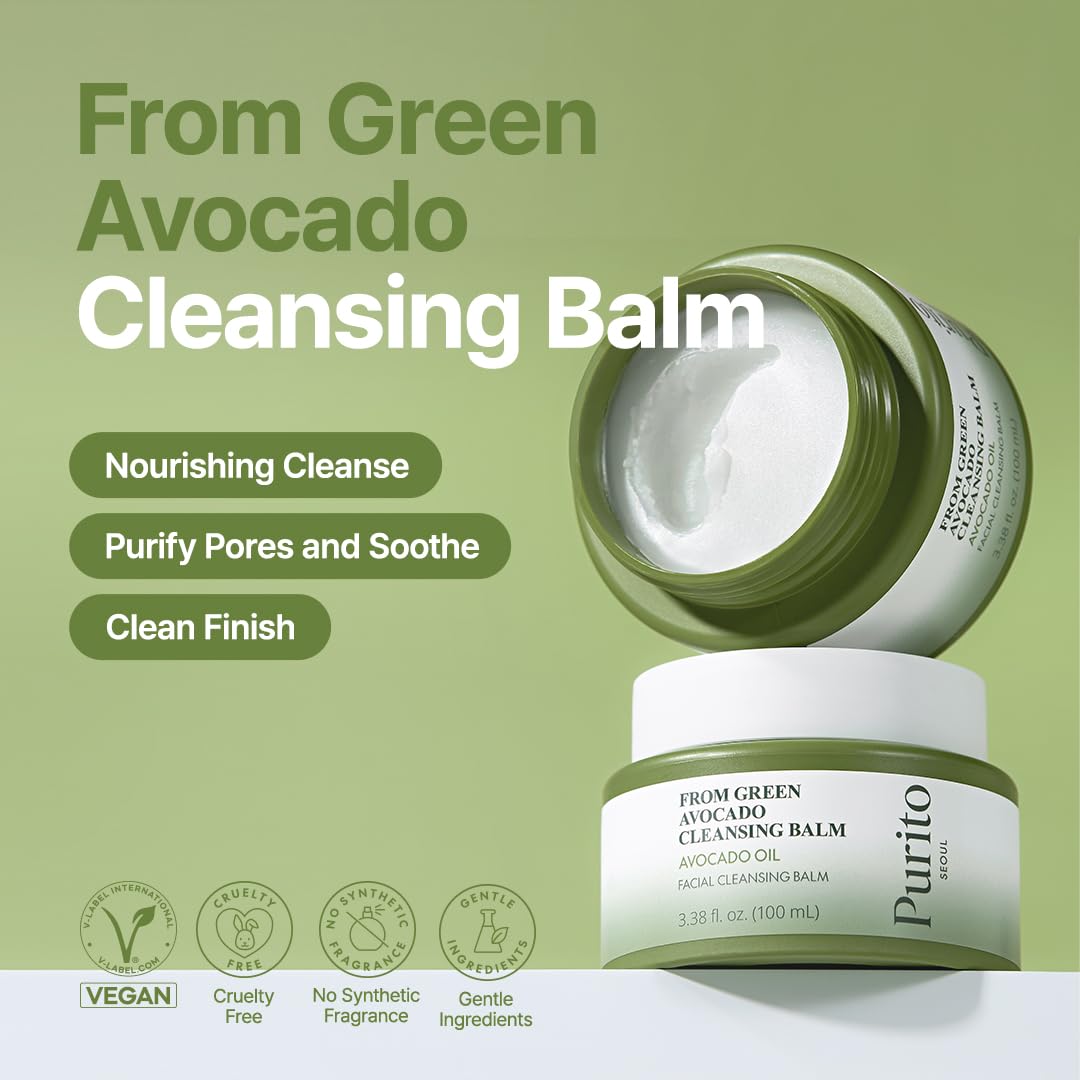 Purito Seoul From Green Avocado Cleansing Balm — melts away makeup and impurities