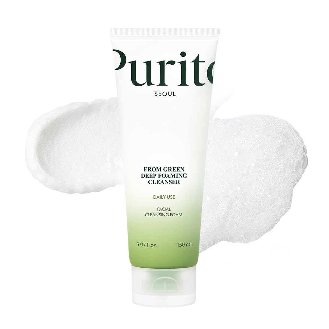Purito Seoul From Green Deep Foaming Cleanser — deep cleansing foaming cleanser