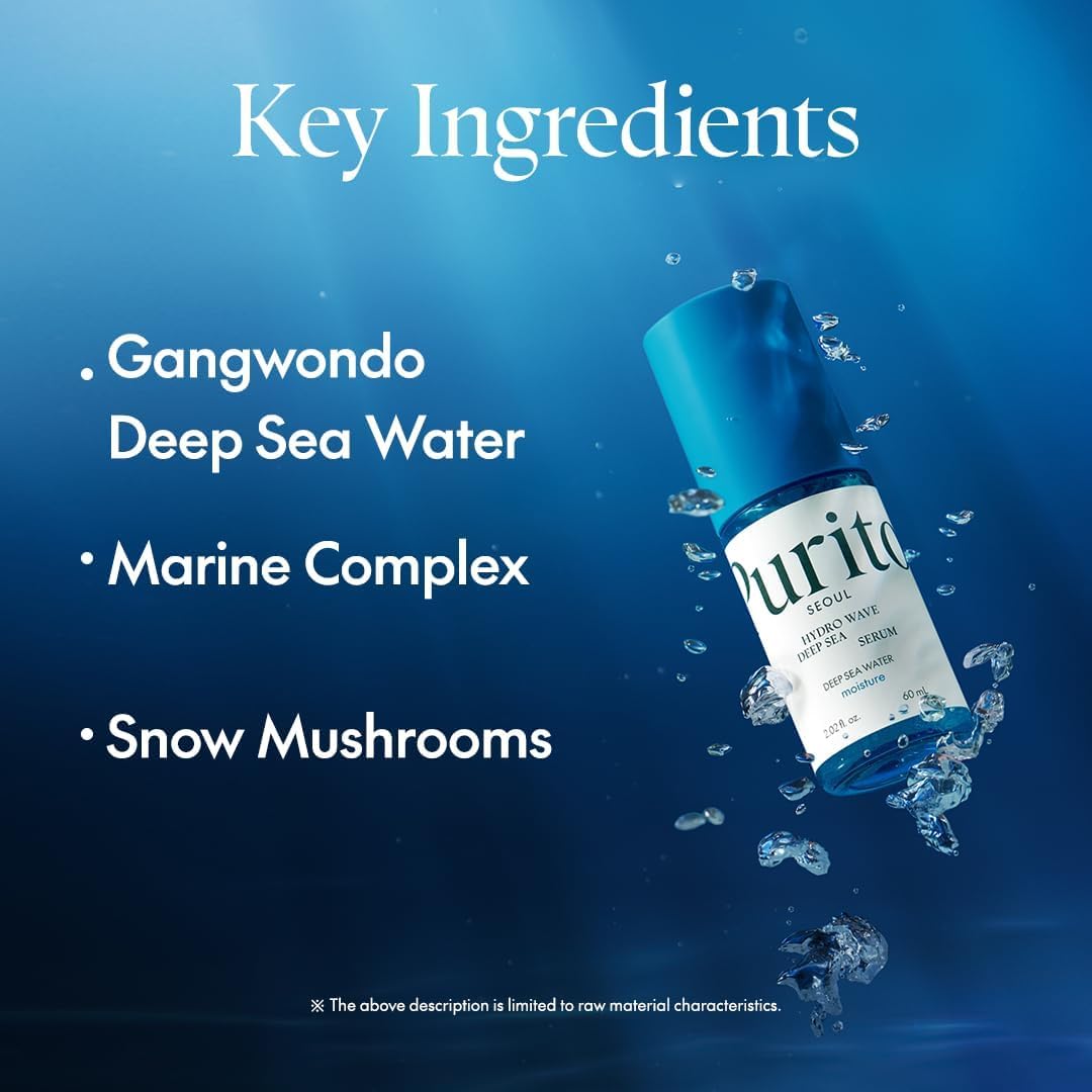 Purito Seoul Hydro Wave Deep Sea Serum — lightweight serum absorbs quickly