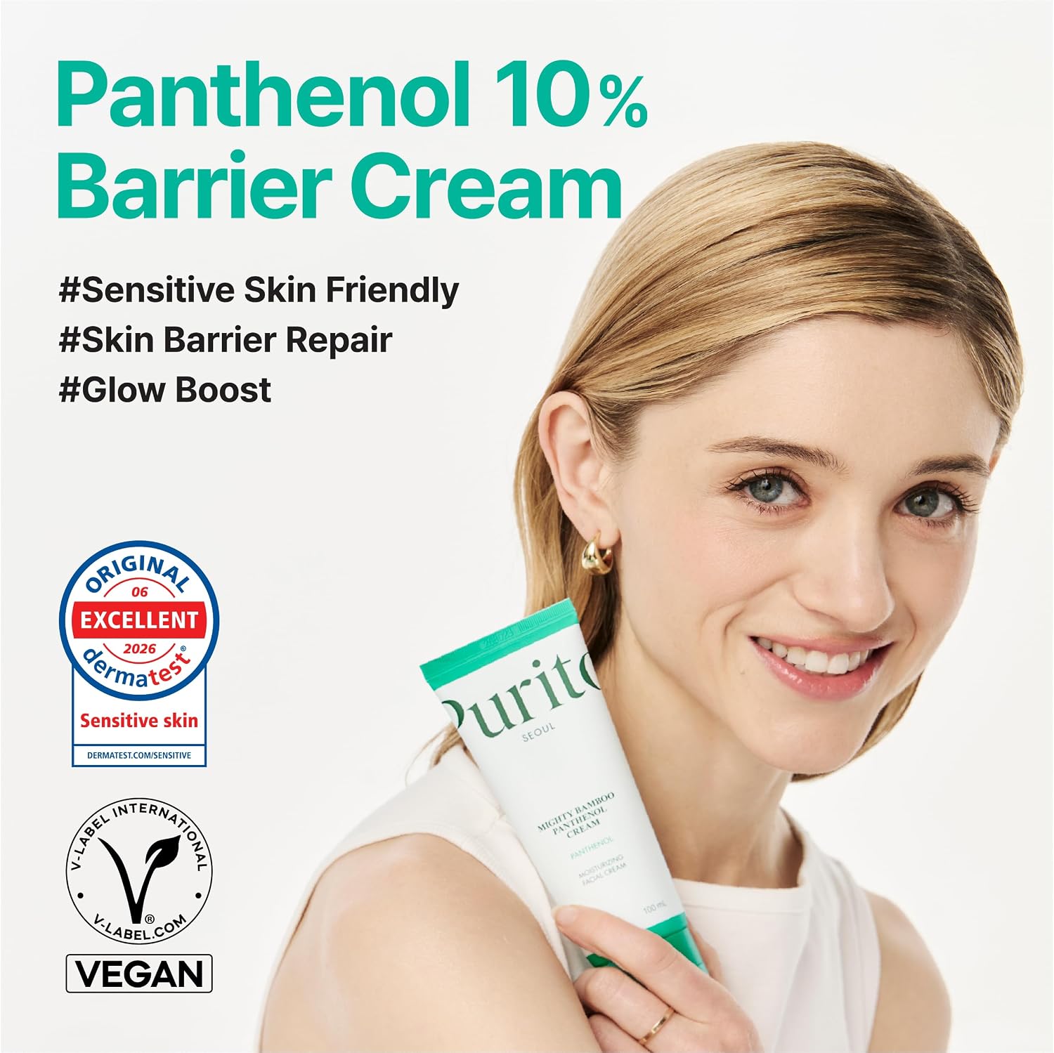 Purito Seoul Mighty Bamboo Panthenol Cream — how to use: apply as the last step of skincare