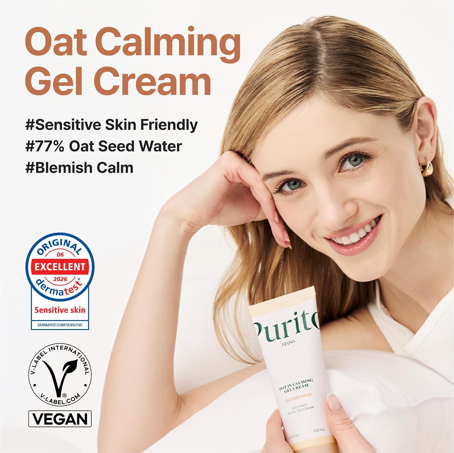 Purito Seoul Oat-in Calming Gel Cream — oat extract soothes and calms sensitive skin
