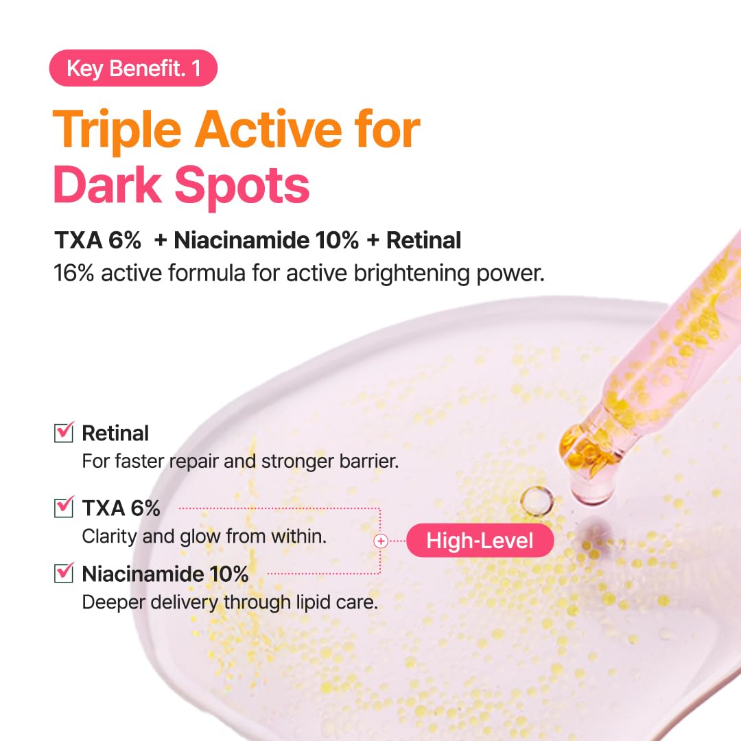 Purito Seoul TXA 6 Niacinamide 10 Retinal Serum — lightweight serum absorbs quickly