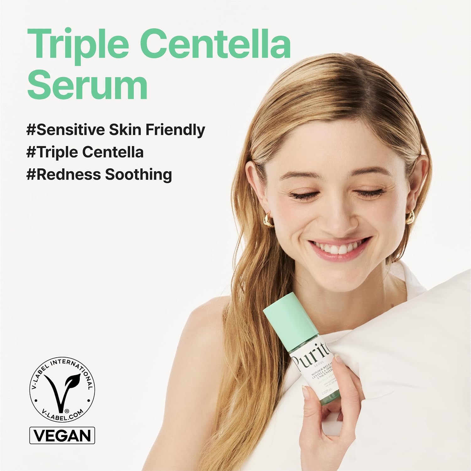 Purito Seoul Wonder Releaf Centella Serum Unscented — centella soothes and calms sensitive skin