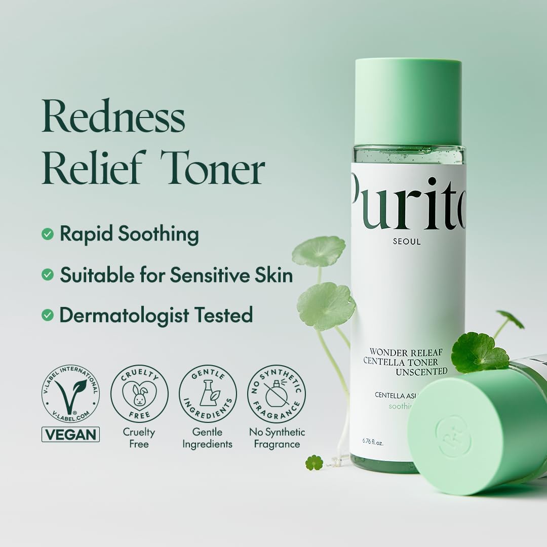 Purito Seoul Wonder Releaf Centella Toner — centella soothes and preps skin