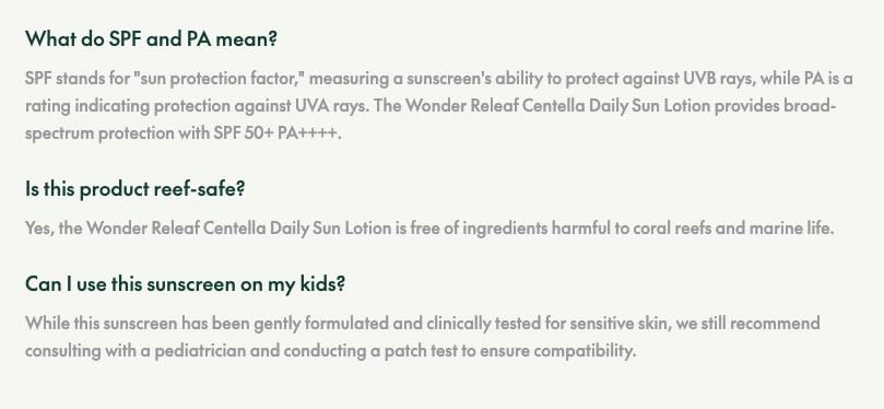 Purito Seoul Wonder Releaf Centella Cream Unscented — centella soothes and calms sensitive skin