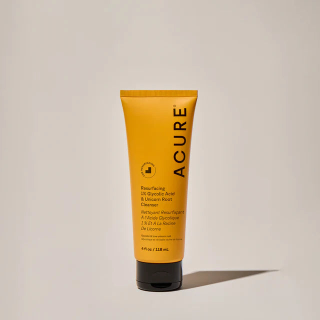 Acure Resurfacing 1% Glycolic Acid & Unicorn Root Cleanser