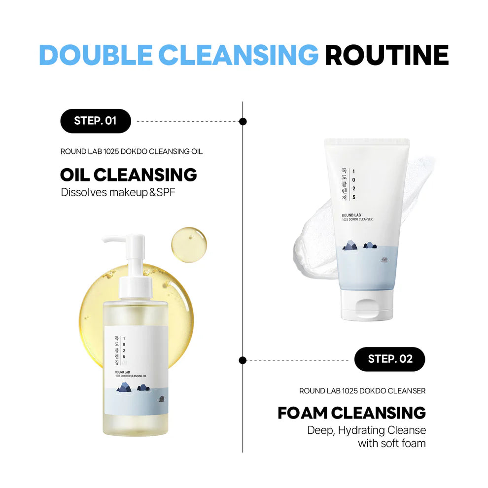 Round Lab 1025 Dokdo Cleansing Oil – hydrating deep sea water blend