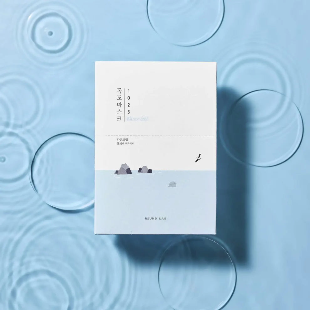 Round Lab 1025 Dokdo Water Gel Mask Sheet – fits snugly to the face