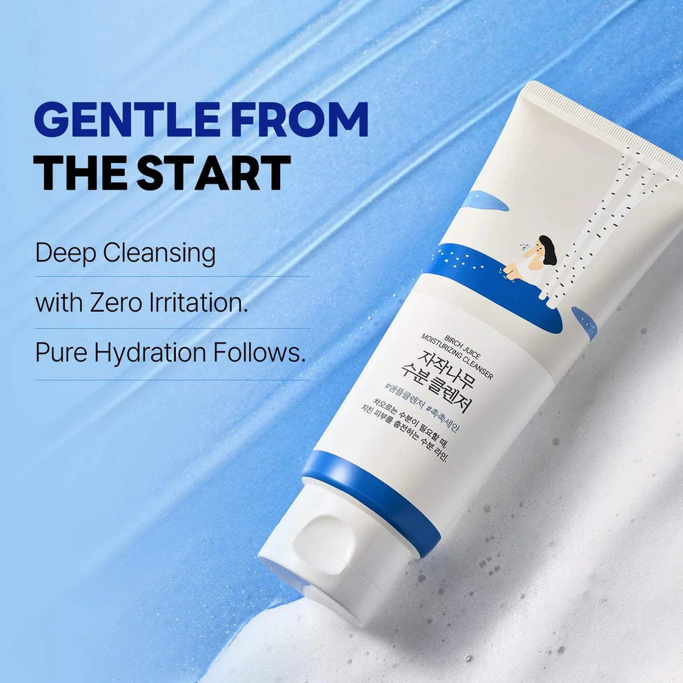 Round Lab Birch Juice Moisturizing Cleanser – leaves skin supple