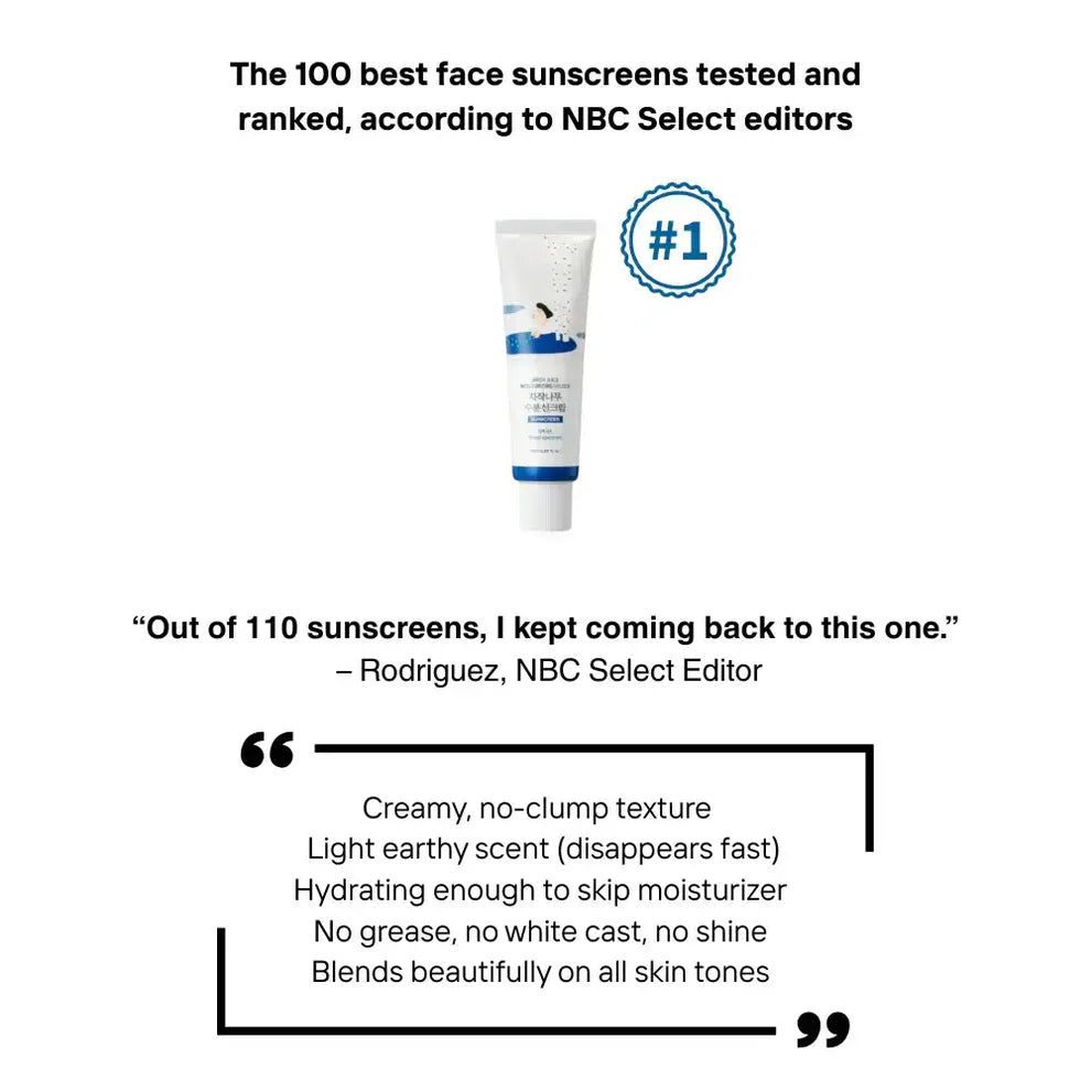 Round Lab Birch Juice Moisturizing Sun Cream – comfortable everyday wear