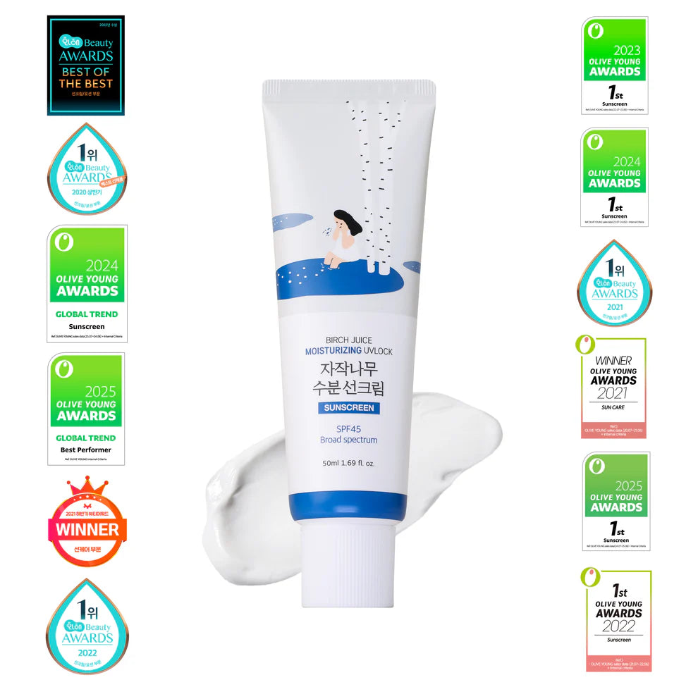 Round Lab Birch Juice Moisturizing Sun Cream – hydrates while protecting