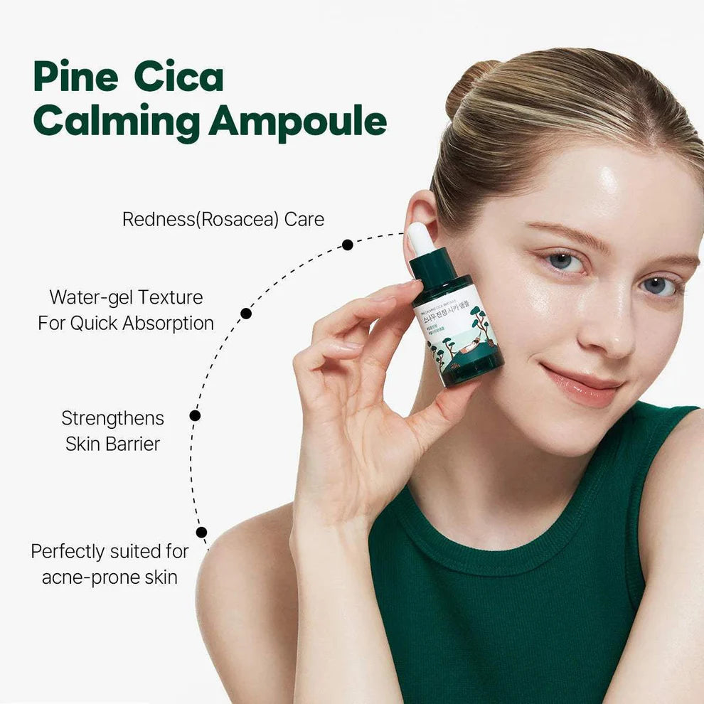 Round Lab Pine Calming Cica Ampoule – hydrates while calming