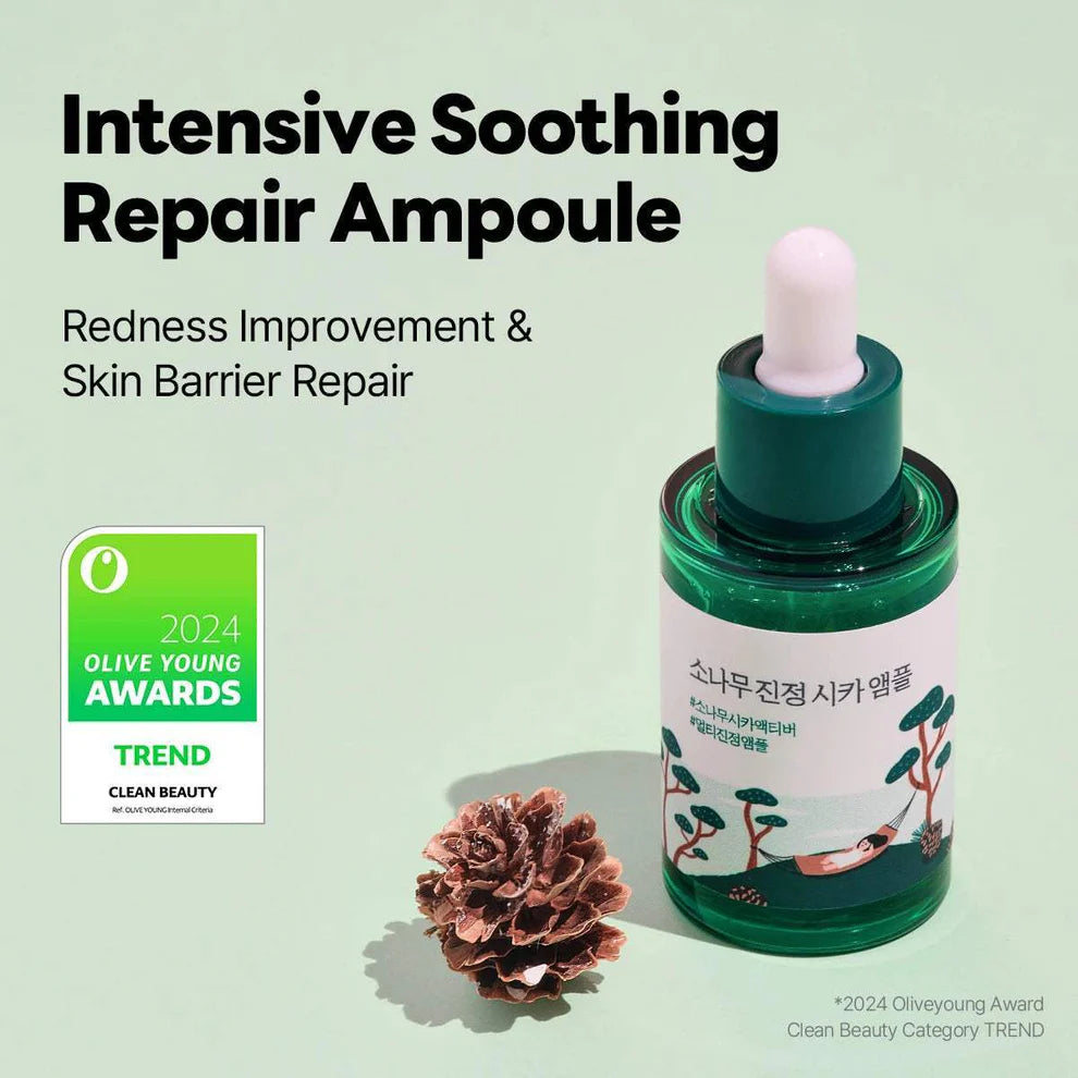 Round Lab Pine Calming Cica Ampoule – lightweight fast absorption