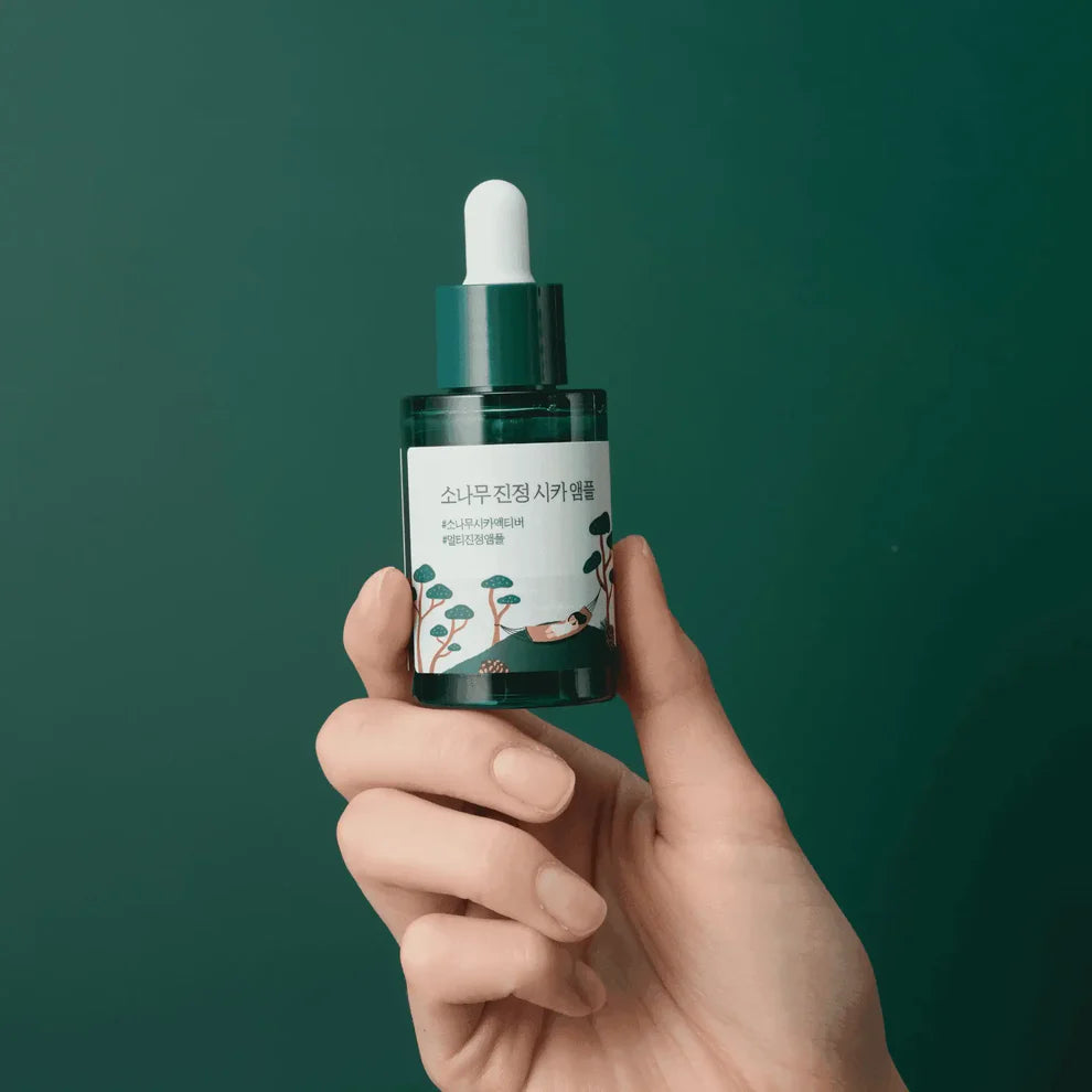 Round Lab Pine Calming Cica Ampoule – pine-derived soothing care