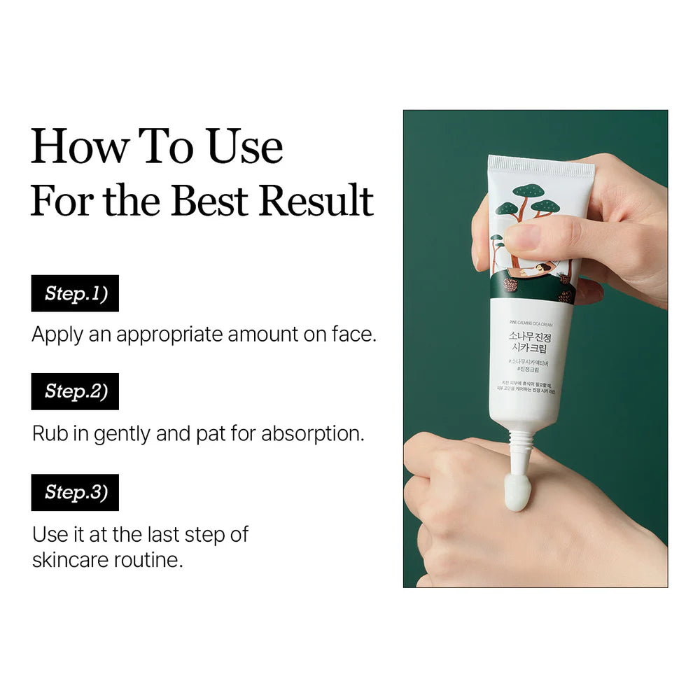 Round Lab Pine Calming Cica Cream – daily soothing care