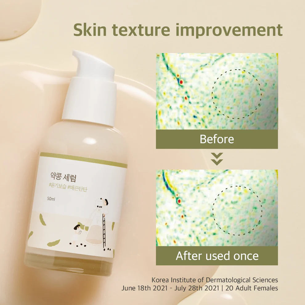 Round Lab Soybean Serum – improves elasticity