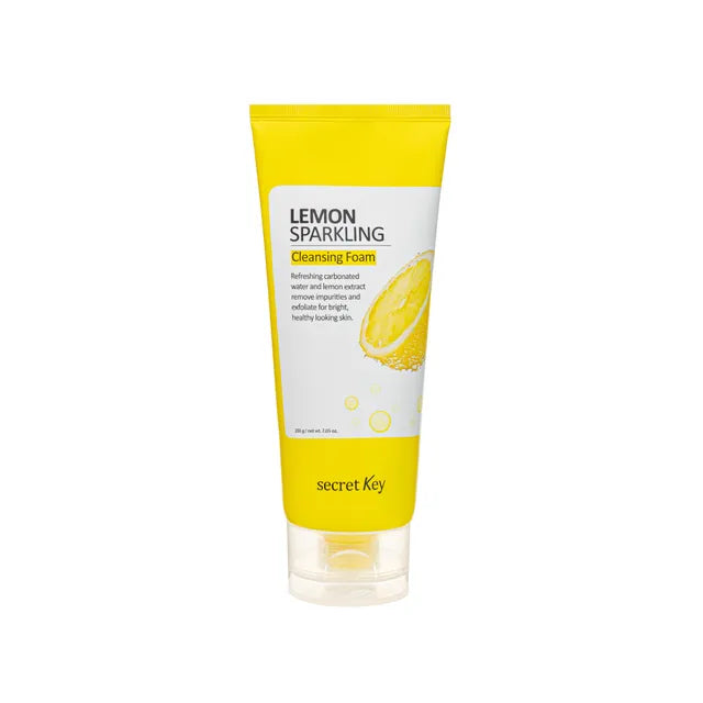 Secret Key Lemon Sparkling Cleansing Foam — 200g full size