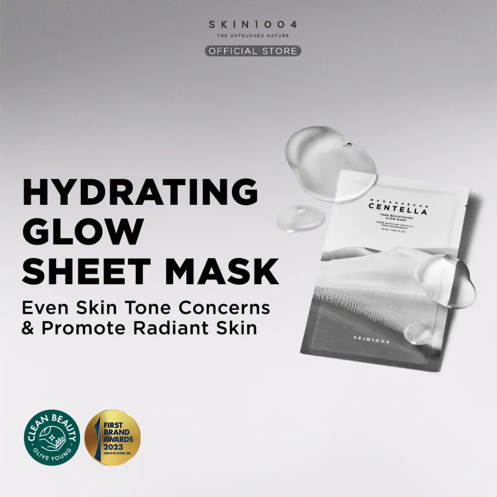 SKIN1004 ماسك مادغاسكار سنتيلا تون برايتننغ جلو