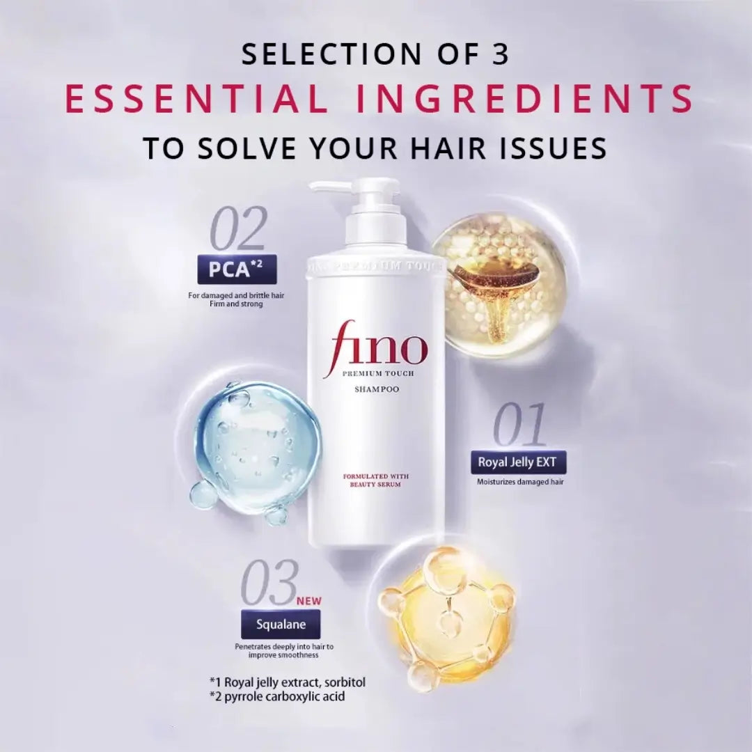Shiseido Fino Premium Touch Shampoo — healthy hair